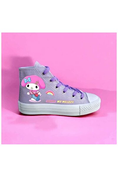 lias desing Adidași roz, cu imprimeu melodios, din in liliac, cu șireturi