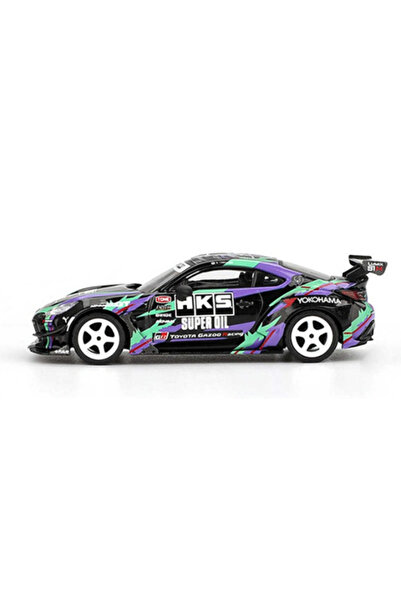 bebeym Mini GT Toyota GR86 HKS Type R Metal Araba