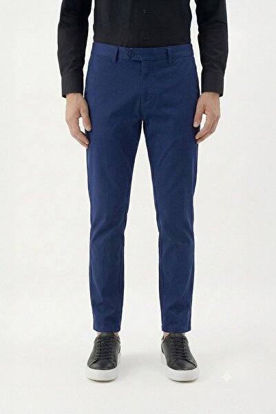 Sabri Özel Pantolon Monaco Light Navy Blue