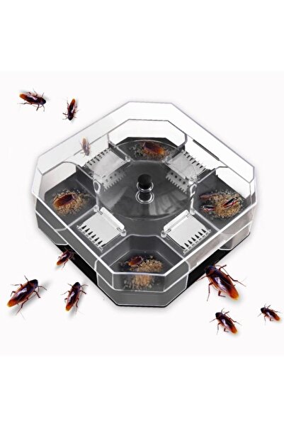 Generic مصيدة صراصير قابلة لإعادة الاستخدام، مصيدة صراصير رباعية الجوانب مع 3...