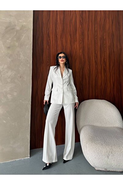 Ekim Store Button Detailed Double Blazer Suit