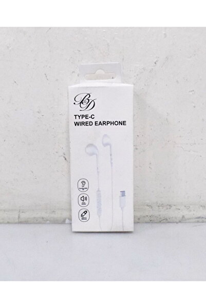 B&D Type-C Wired Earphone – High-Quality Audio Earbuds