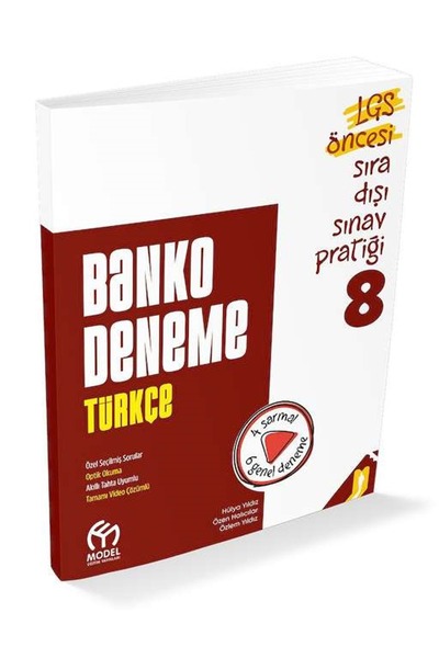Model Eğitim Yayınları 8.SINIF BANKO TÜRKÇE DENEME