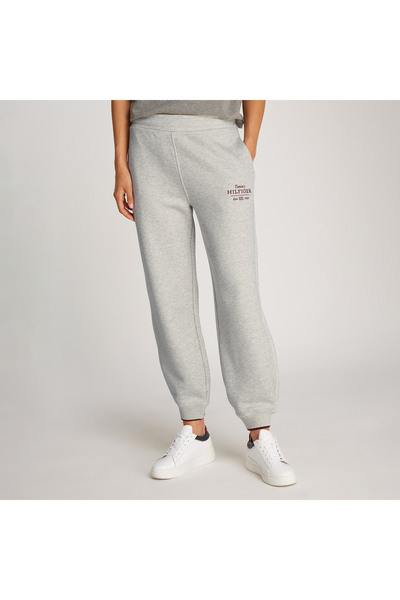 Tommy Hilfiger Texture Monotype Kadın Gri Eşofman Altı