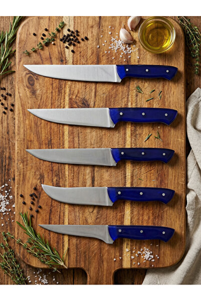 Lazoğlu Ocean Pro Mavi Saplı Profesyonel Set