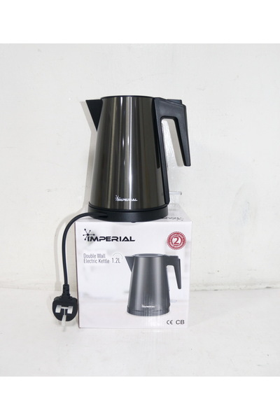 Imperial Electric Kettle 1.2L – 1200W Fast-Boil Kettle, Black