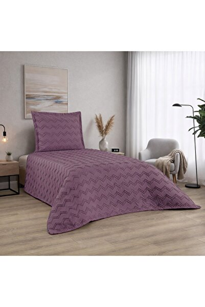 d'niss home touch of nature in your home غطاء سرير مفرد من زيكزاك مكون من قطعتين