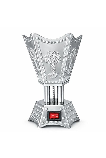 Biki مبخرة كهربائية، قوة 40 واط، حجم 17.8×11×9 سم لون فضي