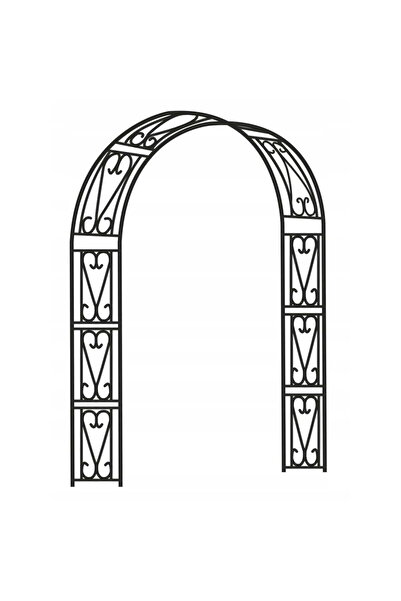 Selgot Pergolă de grădină, Arc de trandafiri, Flori 150 x 40 x 250 cm