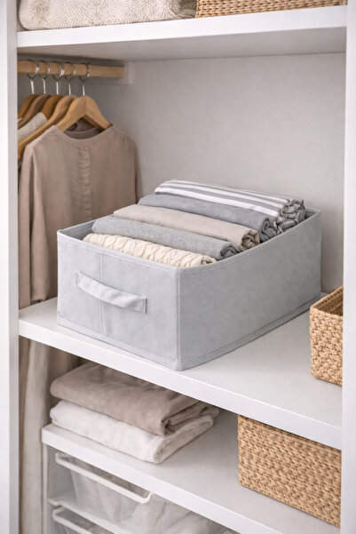 Bonny Home Ordena Single Gray In-Cabinet Organizer, Foldable Organizer, Shelf...