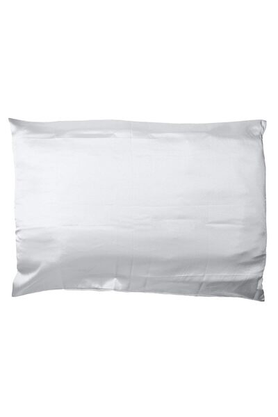 Giovanni Elegant Silver Satin Pillowcase - Satin Pillow Case Cover, Vegan Pil...