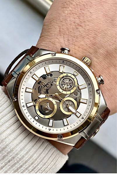 Reward Men's Wristwatch with Leather Strap