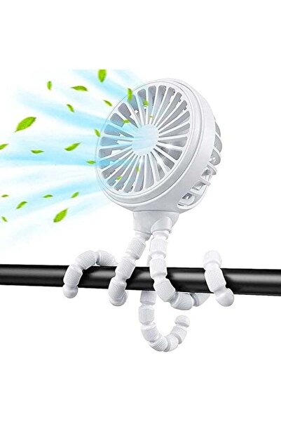 Arabest Cat Portable Stroller Fan,Octopus Fan with 360° Swivel Tripod,Silent,...