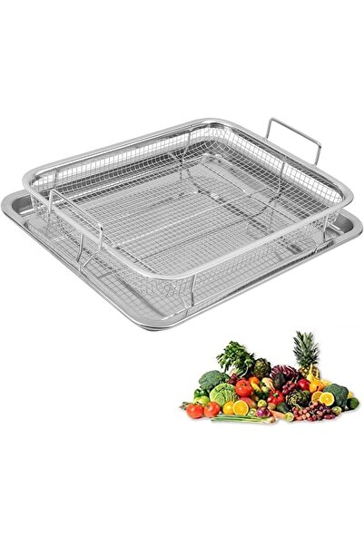 Home سلة فرن القلي الهوائي 12.8 × 9.6 بوصة