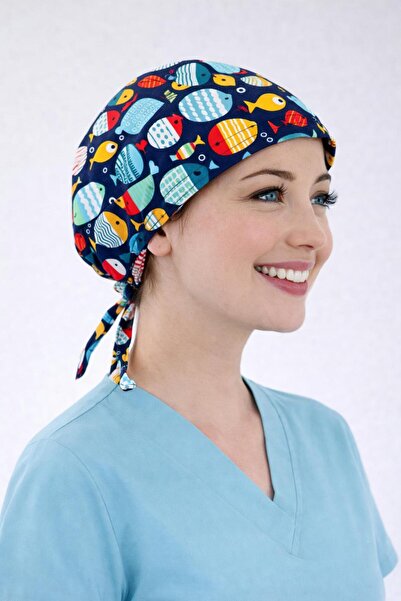 Dr. Mitra Cerrahi Bone Medikal Doktor Hemşire Hastane Bonesi Unisex -Lacivert...