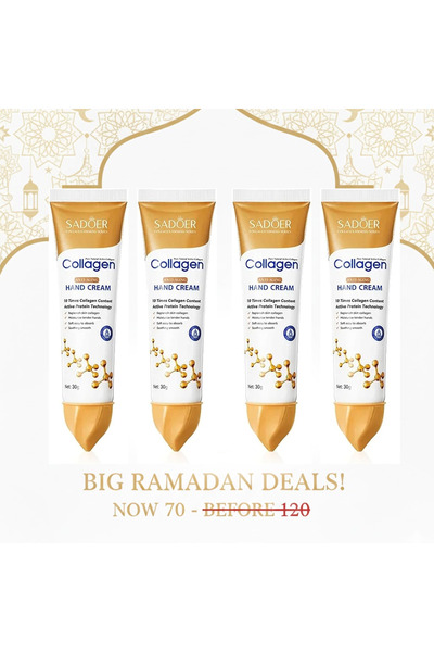 SADOER 4-Pack Collagen Hand Cream