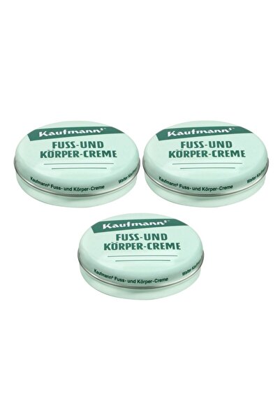 kaufmann's Foot and Body Cream 50 ml X 3 Pieces – Intensive Moisturizer, Wate...