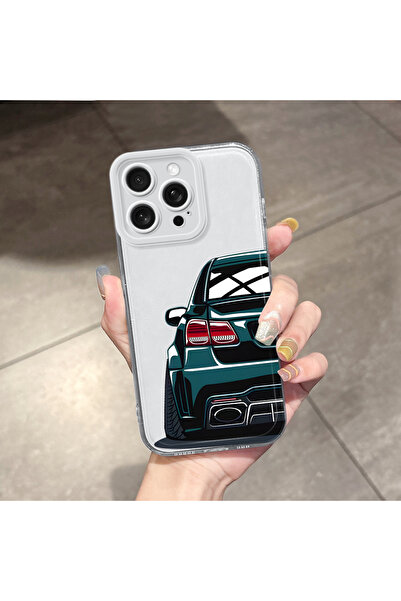 Hontinga حافظة هاتف آيفون 15 برو ماكس متوافقة مع حماية الكاميرا الشفافة ونمط ...