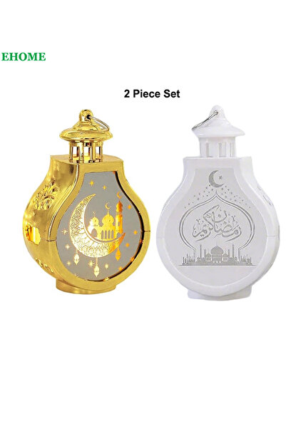 EHOME 2 Pcs Led Wind Lamp Ramadan Lantern Mini Candle Lantern Decorative Hang...