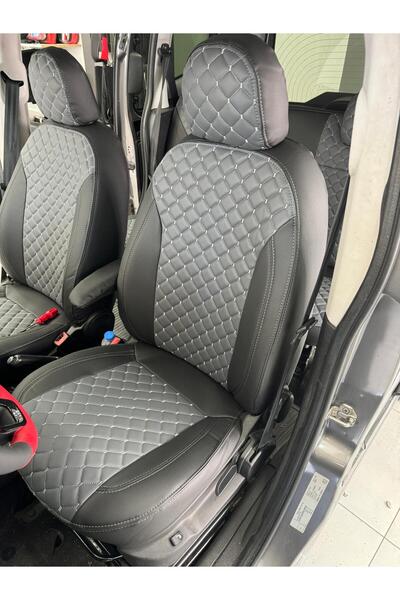 AKINCI غطاء مقعد خلفي لسيارة فيات فيورينو - قطعتين - غطاء مقعد السيارة