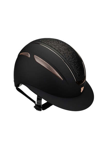 Tattini قبعة خوذة ركوب الخيل باللون الأسود/الوردي للجنسين