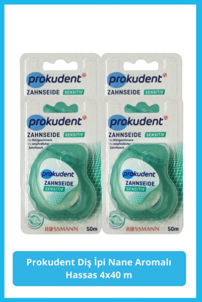 prokudent Diş İpi Nane Aromalı, Hassas 4x40 m Adet