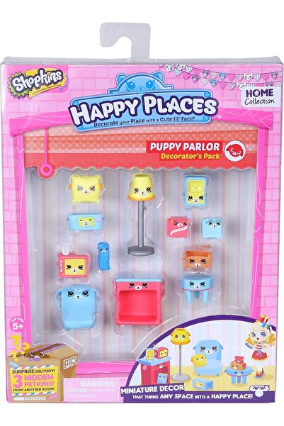 Shopkins Set de joacă pentru păpuși Happy Places Decorator Pack Puppy Parlour