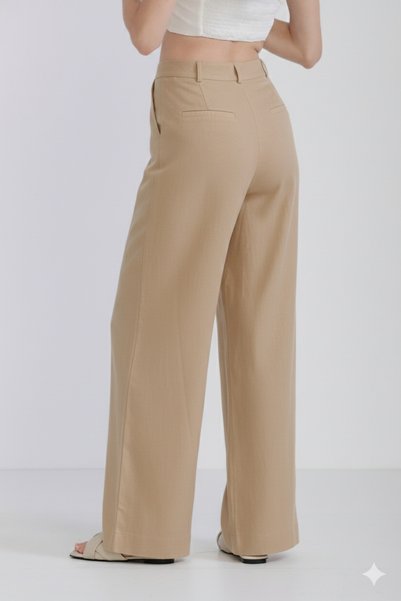 Concept Nature Pantaloni Aylin 100% In Culoare Toffee