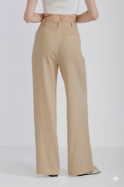 Concept Nature Pantaloni Aylin 100% In Culoare Toffee