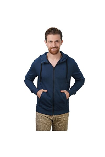 Giordano Men's Slim Fit French Terry Zip-Up Hoodie