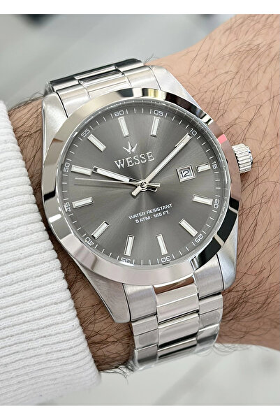 Wesse Orijinal 2 Yıl Garantili 5ATM Su Geçirmezlik Nişan Hediyesi Çelik Kordo...