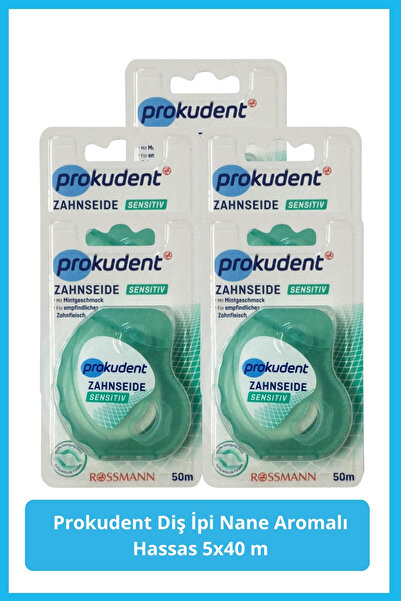 prokudent Diş İpi Nane Aromalı, Hassas 5x40 m Adet
