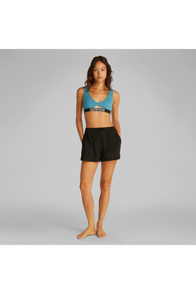 Calvin Klein Kadın Mavi Bikini Üstü