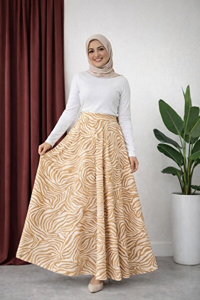 moda civinx Printed Leopard Skirt