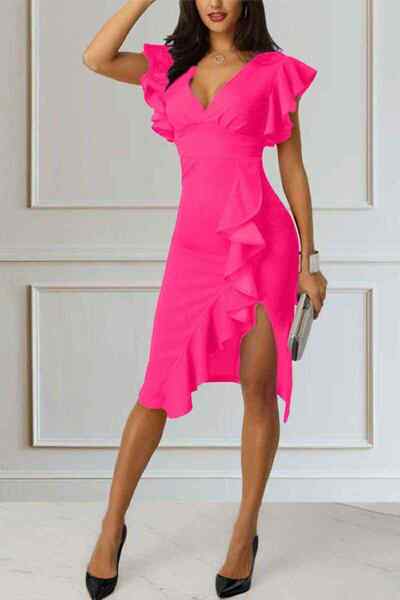 Chanttal Stylish, flounced dress