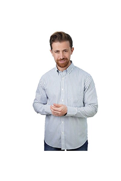 Giordano قميص رجالي خالٍ من التجاعيد