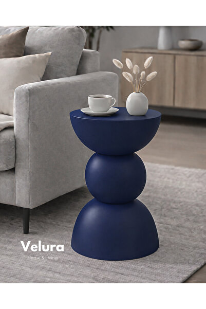 Velura Home & Living Maco Yan Sehpa - Mavi