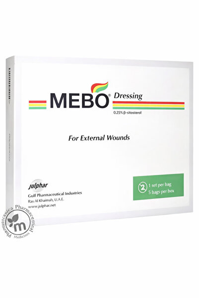 MEBO External Wound Dressings (100x100mm), 5 Pieces