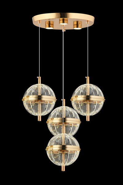 Akgül Orbital 4'lü Kumandalı Gold Avize