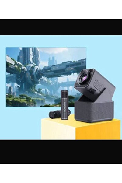 SmartBarrier جهاز بروجيكتور ذكي سمارت باري نظام 3 في 1يشمل ميكروفونين للكاريو...