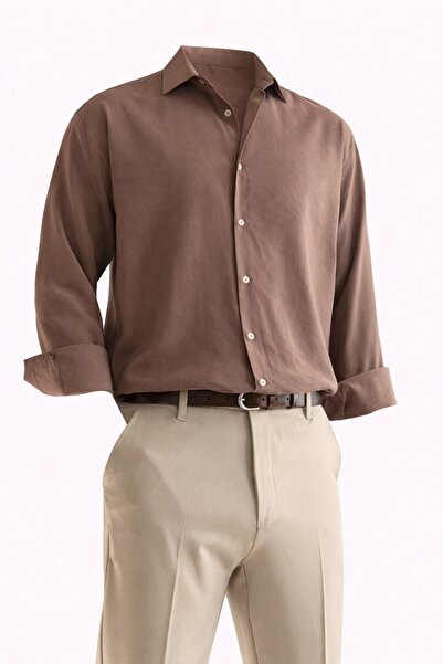 LUMAST Comfortable Fit Basic Modal Shirt