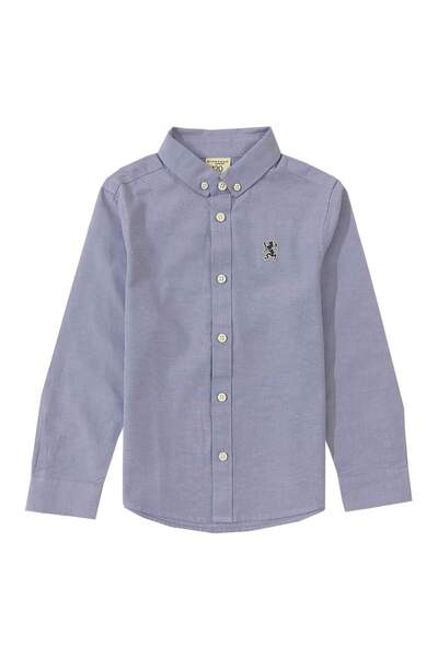 Giordano قميص أكسفورد قطني للأطفال