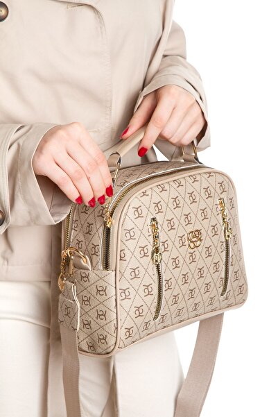 Newish Women's Fabric Long Strap Hand and Shoulder Bag