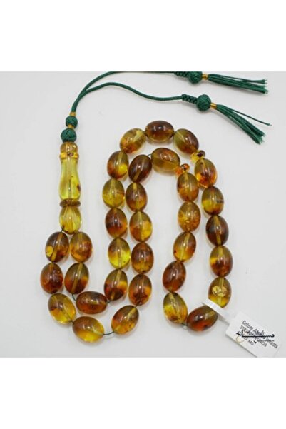 Generic Insect Colombian Amber Rosary – Natural Amber Bead Religious Accessory