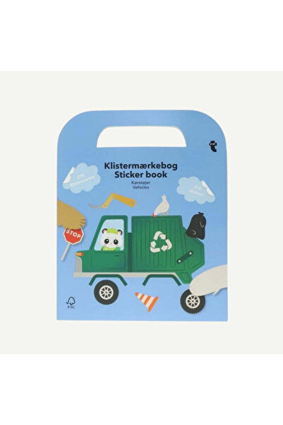 Flying Tiger Copenhagen Taşıtlar Aktivite Kitabı Çıkartmalı