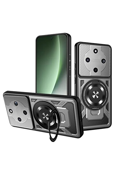 SKYDDAR INNOVATION Case for Honor Magic8 Lite, RuggedCam, Magnetic ring, stic...