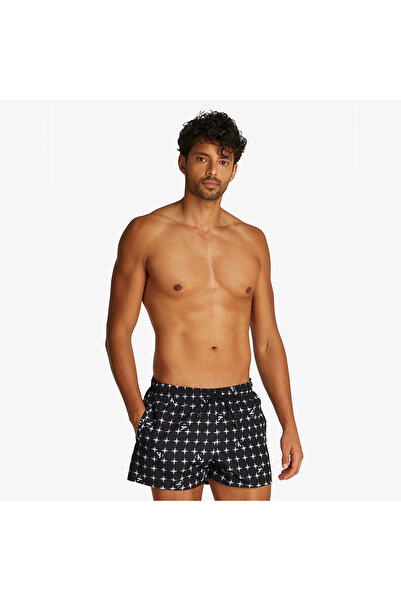 Calvin Klein Drawstring Erkek Siyah Mayo