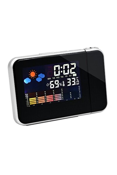 dalimag Projection Clock with Alarm and Weather Station