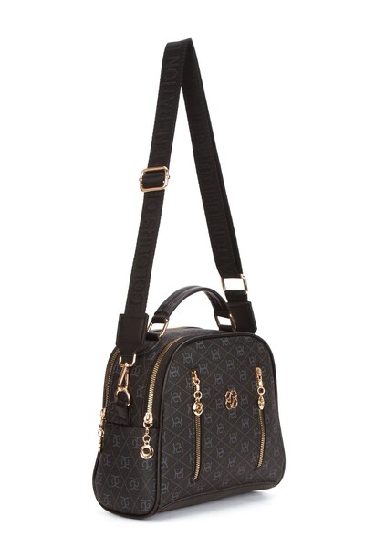 Newish Women's Fabric Long Strap Hand and Shoulder Bag