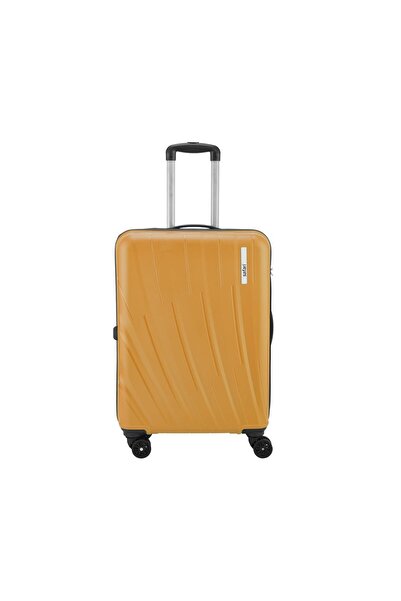 Safari Cairo 75cm Hard Luggage Ochre - PP, 8 Wheels, Telescopic Handle, Lock